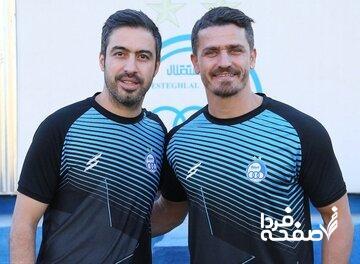 عکس| استقبال از وریا در تمرین استقلال با تونل وحشت خندان!