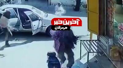 لحظات سرقت از طلافروشی با کلاشنیکف