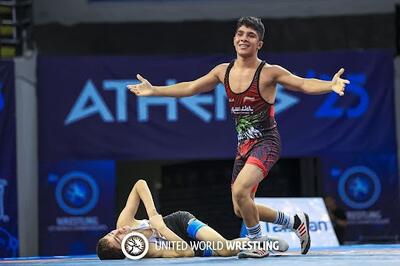 پارسا طهماسبی اولین طلای کشتی ایران را دشت کرد