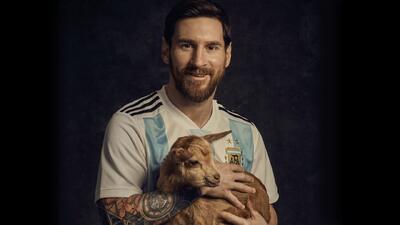 بهترین‌های تاریخ؛ لیونل مسی از ۷ ورزشکار به عنوان GOAT نام برد / عکس