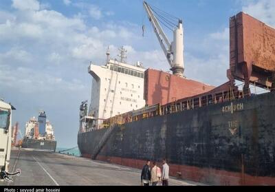 تخلیه 56 هزار و 600 تن انواع کالای اساسی در بندر بوشهر - تسنیم