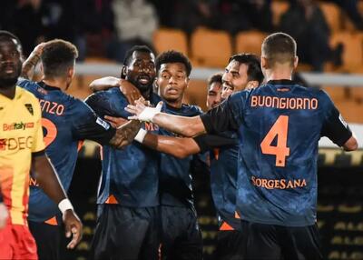 لچه ۰-۱ ناپولی: آنگلیسا کونته را در صدر نگه داشت