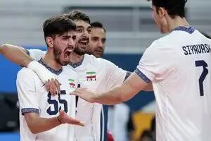  قهرمانی والیبال ایران در بازی‌های آسیایی جوانان