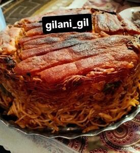  از شما/ماکارونی با تهدیگ نان بربری🍂🍁🎀🍁🍂