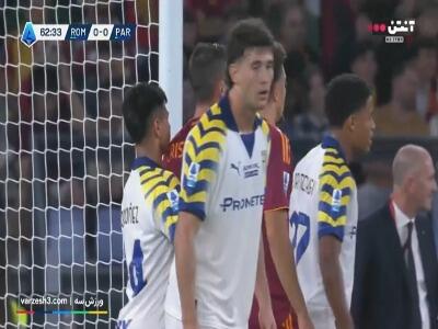  گل اول رم به پارما توسط هرموسو