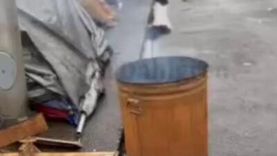  پورتلند در آمریکا مملو از چادر آوارگان و بی‌خانمان‌ها