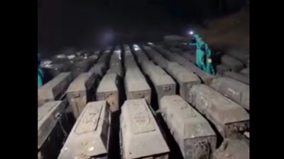  تصاویری از داخل اهرام ثلاثه مصر