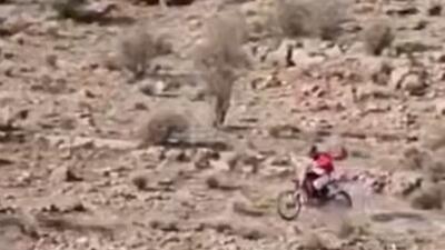  پرش موتور در اعماق دره!