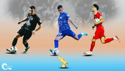  نبرد سه‌جانبه برای کفش طلا؛ علیپور، حسین‌زاده و آسانی در کورس آقای گلی