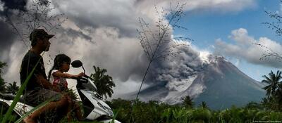  آتش‌فشان «گُنگونگ مراپی» در اندونزی بار دیگر فعال شد