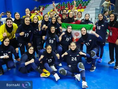  طلای تاریخی هندبال دختران در آسیا با حمایت ایرانسل