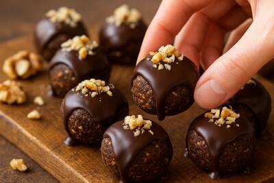  طرز تهیه دسر جو دوسر و خرما در ۵ دقیقه کاملا رژیمی و بدون قند!