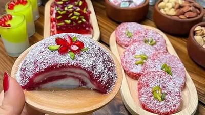  طرز تهیه دسر تاتلی زبرا انار سریع، آسان و با طعمی وسوسه انگیز