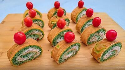  طرز تهیه رولت کوکو سبزی مجلسی به روشی سریع و ساده