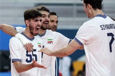  والیبال ایران بر سکوی قهرمانی بازی‌های آسیایی جوانان