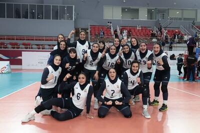  قهرمانی دختران والیبال ایران در بازی‌های آسیایی بحرین