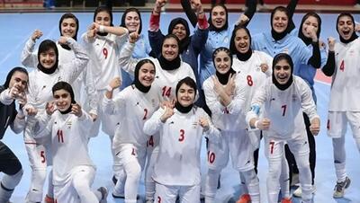  پیروزی تیم فوتسال دختران ایران بر چین/ کسب مقام قهرمانی بازی‌های آسیایی بحرین