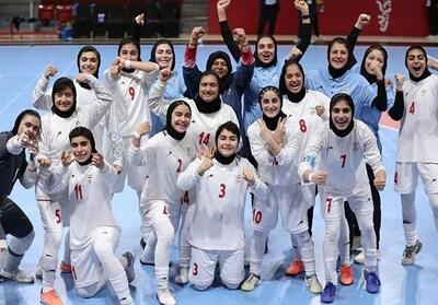  دختران فوتسال ایران در بازی‌های آسیایی جوانان قهرمان شدند