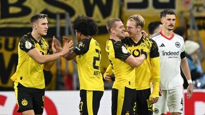 خلاصه بازی آینتراخت فرانکفورت 1-1 دورتموند (2-4 پنالتی)