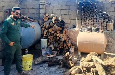  برخورد قاطع با کوره‌های زغالی غیرمجاز در دشت برم کازرون