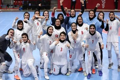  قهرمانی تیم ملی فوتسال دختران ایران در بازی‌های آسیایی جوانان
