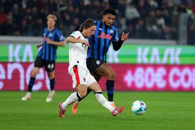 میلان در برگامو مقابل آتالانتا متوقف شد