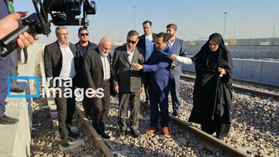  معاون اجرایی رئیس جمهور از راه آهن شلمچه - بصره بازدید کرد