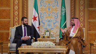  دیدار جولانی و محمد بن سلمان و رایزنی درباره تقویت همکاری در حوزه اقتصادی