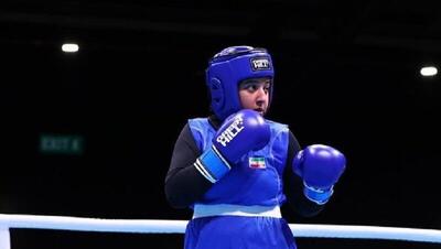 نخستین مدال بوکس بانوان ایران در آسیا، بر گردن بوکسور فارس