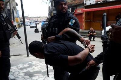  یورش پلیس برزیل به یک باند تبهکار با ۶۴ کشته