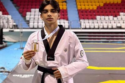  تیم ملی تکواندو ایران بالاخره طلایی شد/ ابوالفضل زندی قهرمان جهان شد