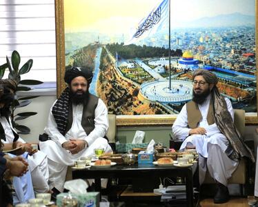  بازدید مقام ارشد طالبان از سفارت افغانستان در تهران