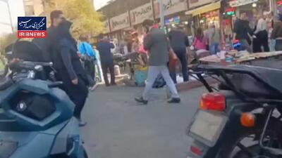  پاک کردن صورت مسئله به سبک ماموران شهرداری در میدان انقلاب تهران
