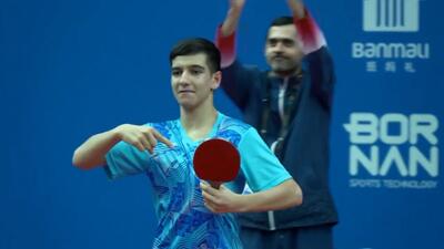  بنیامین فرجی، پدیده ۱۶ ساله پینگ‌پنگ ایران تاریخ‌ساز شد