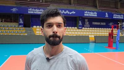  گفت و گو با اعضای تیم ملی والیبال ایران در آخرین تمرین