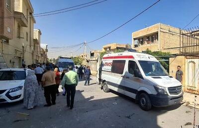  عکس | دو مصدوم در پی انفجار منزل مسکونی در شیراز