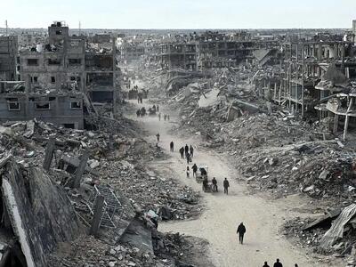 شهادت ۶۳ فلسطینی در حملات اخیر به غزه |  ترامپ: آتش‌بس برقرار است