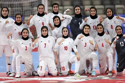 صعود تاریخی دختران ایران به فینال فوتسال زیر ۱۷ سال آسیا - پارس فوتبال