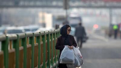 کیفیت هوای تهران در وضعیت نارنجی