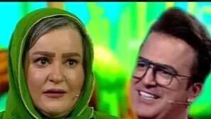  فیلم/ جواب بمب خنده نعیمه نظام‌دوست به سوال جدی حامد آهنگی: من وقتی گشنمه همه رو میخورم/ حامد آهنگی از خنده ذوب شد