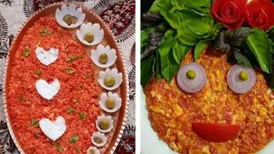  املت گوجه با تزئینات خاص و زیبا: ایده بگیرید + تصاویر