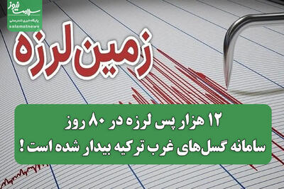  ۱۲ هزار پس لرزه در ۸۰ روز؛ سامانه گسل‌های غرب ترکیه بیدار شده است