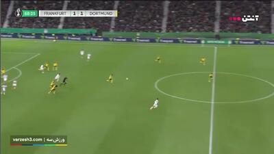 خلاصه بازی آینتراخت فرانکفورت مقابل دورتموند را ببینید+ ویدئو