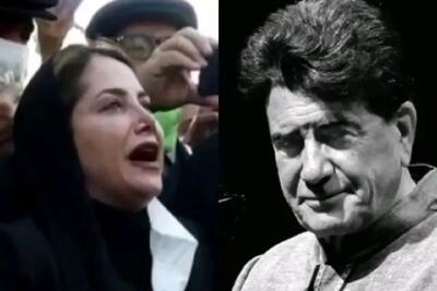  آواز احساسی؛ نغمه خوانی و زجه مژگان شجریان بر سر مزار پدرش اسطوره قلبت تیکه تیکه میشه