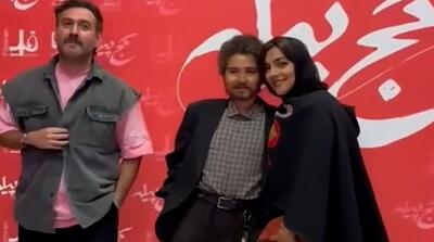 الناز شاکردوست با یک شمایل مردانه در اکران فیلم