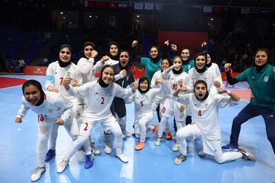  قهرمانی فوتسال دختران ایران در آسیا