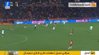  گل دیدنی ایگور سیلوا به پاری سن ژرمن (لوریان 1-1 پاری سن ژرمن)