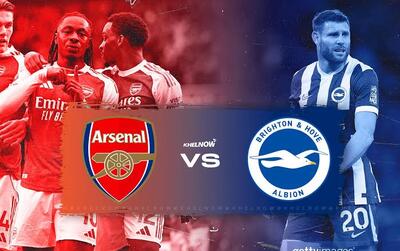  آرسنال - برایتون؛ ترکیب رسمی