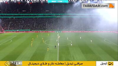 خلاصه بازی آینتراخت فرانکفورت (2) 1-1 (4) دورتموند (جام حذفی آلمان - 26-2025)