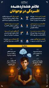  علائم هشداردهنده افسردگی در نوجوانان